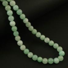 Бусины "Агат"  8мм 38см арт.SF-7591 св.бирюзовый микс-68 (50бусин)