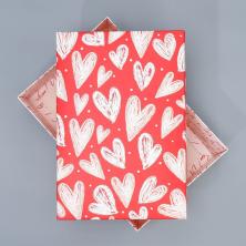 Коробка "Сердца" 30*20*9см арт.9236545