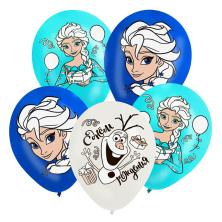 Шары воздушные "С Днем рождения! Мультик" 12"/30см арт.9559139