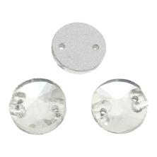 Камни пришивные стекло "Круг" 10мм арт.3200