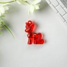 Набор подвесок пластик "Единорожка" 34*41*11мм арт.4568916 ассорти (8шт)