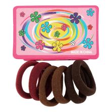 Резинка для волос 2,5см арт.ФУ-10226 ассорти-1 (6шт)