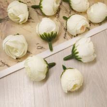 Бутон "Пион" 3см арт.ИВ-456 айвори