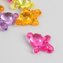 Подвеска акрил "Малыш-ангел" 35*25мм арт.9608721 ассорти (6шт)