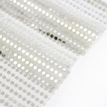 Трикотаж с пайетками 45*50см 100% п/э арт.9490787 серебро