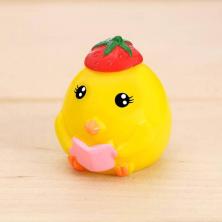 Яйцо сюрприз пасхальный "Цыплята" с наклейкой 7*5,5см арт.4595758