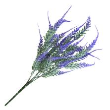 Ветка "Вереск" 38см арт.ФУ-11451 зеленый/микс с напылением (5веток)