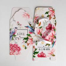 Коробка складная "Love" 12*12*12см арт.4967919