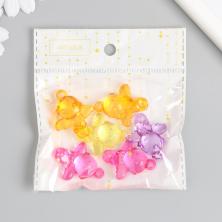 Подвеска акрил "Малыш-ангел" 35*25мм арт.9608721 ассорти (6шт)