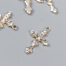 Подвеска "Крест" 25*17мм арт.5479936 золото