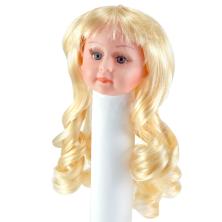 Парик для кукол Локоны D-10см, L-30см арт.2209 блонд