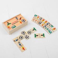 Игра настольная домино "Футбол" 15*9*4см арт.3614066 (28 деталей)