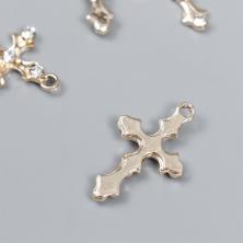 Подвеска "Крест" 25*17мм арт.5479936 золото