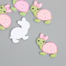 Кабошон-вырубка пластик "Черепашка" 34*32мм арт.9898914