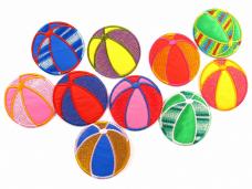 Термоаппликация "Мяч" 55мм арт.13580 ассорти