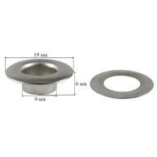 Люверсы №24 d9*19мм h6мм (100шт)