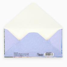 Конверт для денег "Объёмные цветы" 16,8*8см арт.10890177