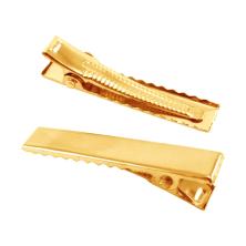 Заготовка для заколки  "Крокодил" 4,0см арт.DY-38 золото