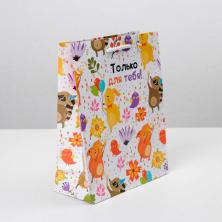 Пакет ламинат 23*18*8см "Только для тебя" арт.6582598