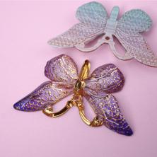 Декор "Бабочка" акрил 38*25мм арт.ИВ-1062 микс