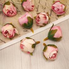 Бутон "Пион" 3см арт.ИВ-456 т.роз.меланж