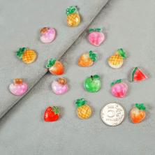 Набор кабошонов фигурок "Фруктики" арт.7985151 ассорти (15шт)