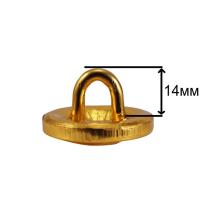 Пуговица "Звезда СССР Парадная" металл 14мм золото