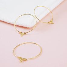 Заготовка для серег "кольцо" 30мм арт.SF-3440