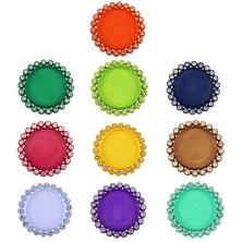 Основа для кабошонов пластик "Круг" 33/25мм со стразами арт.SF-008 ассорти