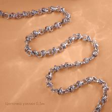 Цепочка узелки 0,5м ФУ-11999 никель