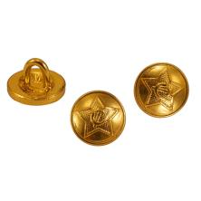 Пуговица металл "Звезда СССР Парадная" 14мм золото