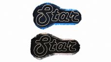 Термоаппликация "Star" 210*120мм арт.714