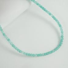 Бусины "Кварц сахарный" 4мм 37см арт.SF-7589 аквамариновый (101бусина)