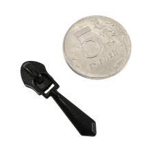 Бегунок спираль  Т.5 на метражную молнию черный