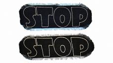 Термоаппликация "Stop" 210*90мм арт.710