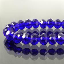 Бусины граненые на леске "Рондель" 8*6мм 41см арт.SF-660 (70бусин)