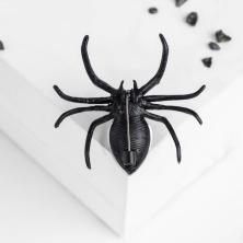 Брошь "Паук" 45*45мм арт.1489201 фиолетово/черный
