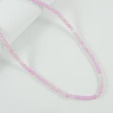 Бусины "Кварц сахарный" 4мм 39см арт.SF-7589 розовый (101бусина)